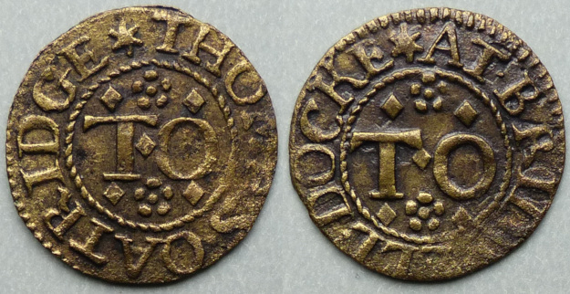 Bridewell Dock, Thomas Oatridge farthing token